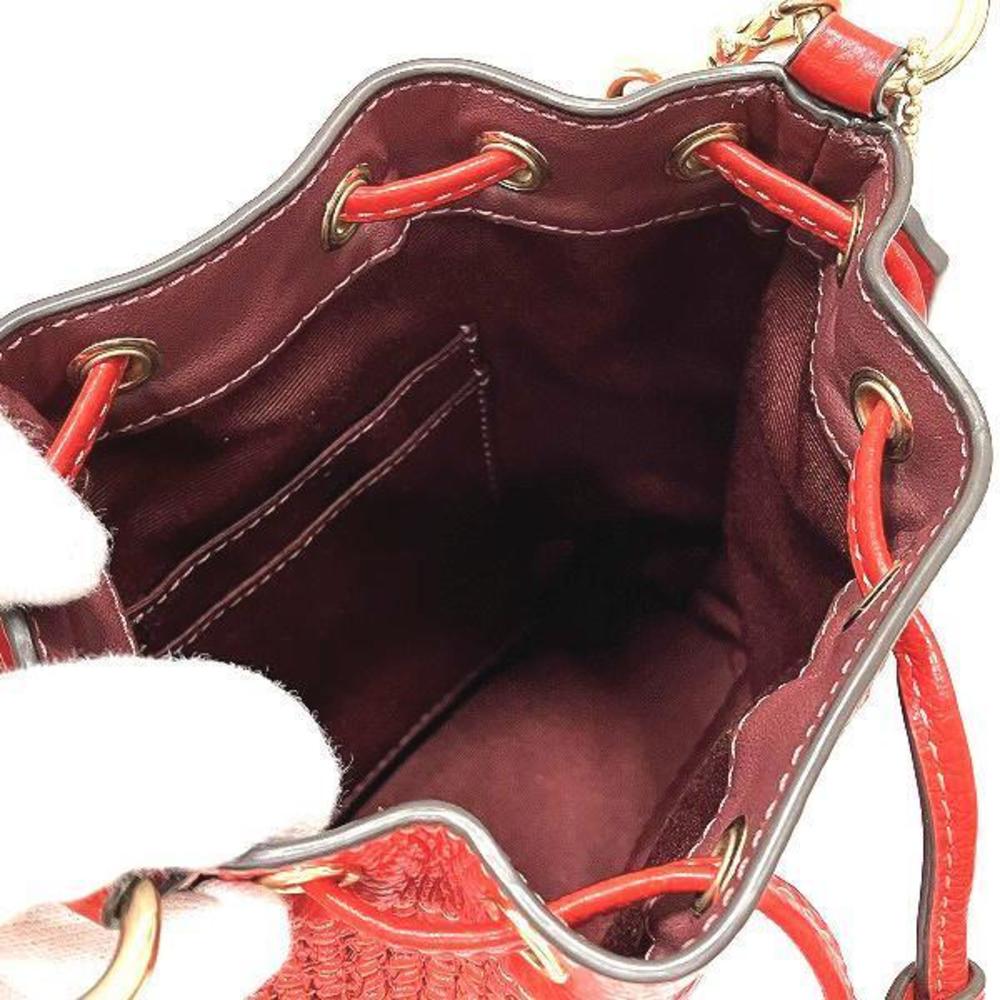Coach Dempsey Bucket Bag Leather Handbag C9955 in Excellent condition - Picture 6 of 9